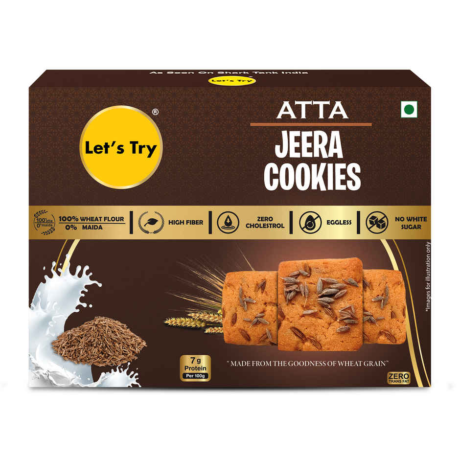 Let's Try Atta Jeera Cookies