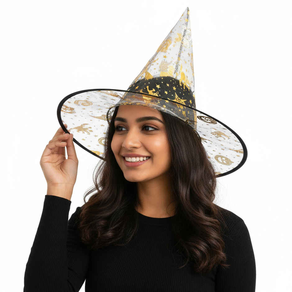 Halloween Transparent Witch Hat | Assorted | Picfest