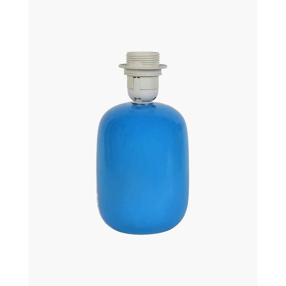 Homesake Modern Small Ceramic Table Lamp | Bedside Desk Lamp | Dovel Turquoise
