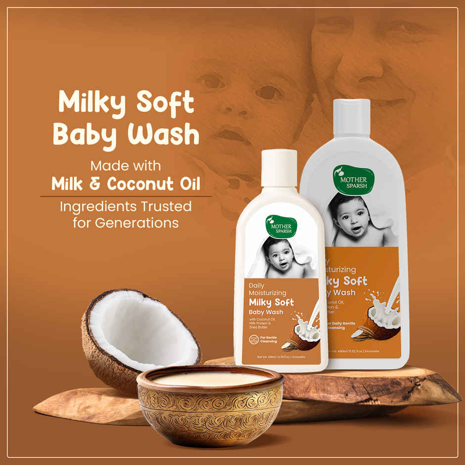 Mother Sparsh Milky Soft Baby Body Wash