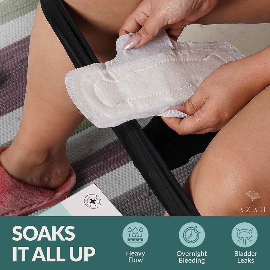 Azah Heavy Flow Maternity Pads | XXXL | 12 pcs