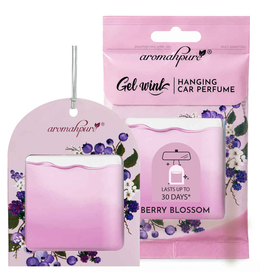 Aromahpure Gel Wink Car Perfume - Berry Blossom | Long-Lasting | 30 Days