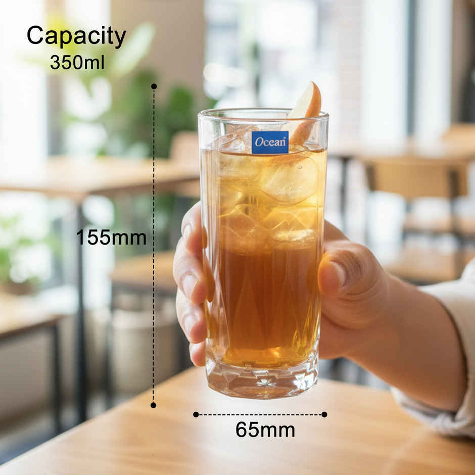 Ocean Connexion Water Glass (350Ml, 6Pcs)