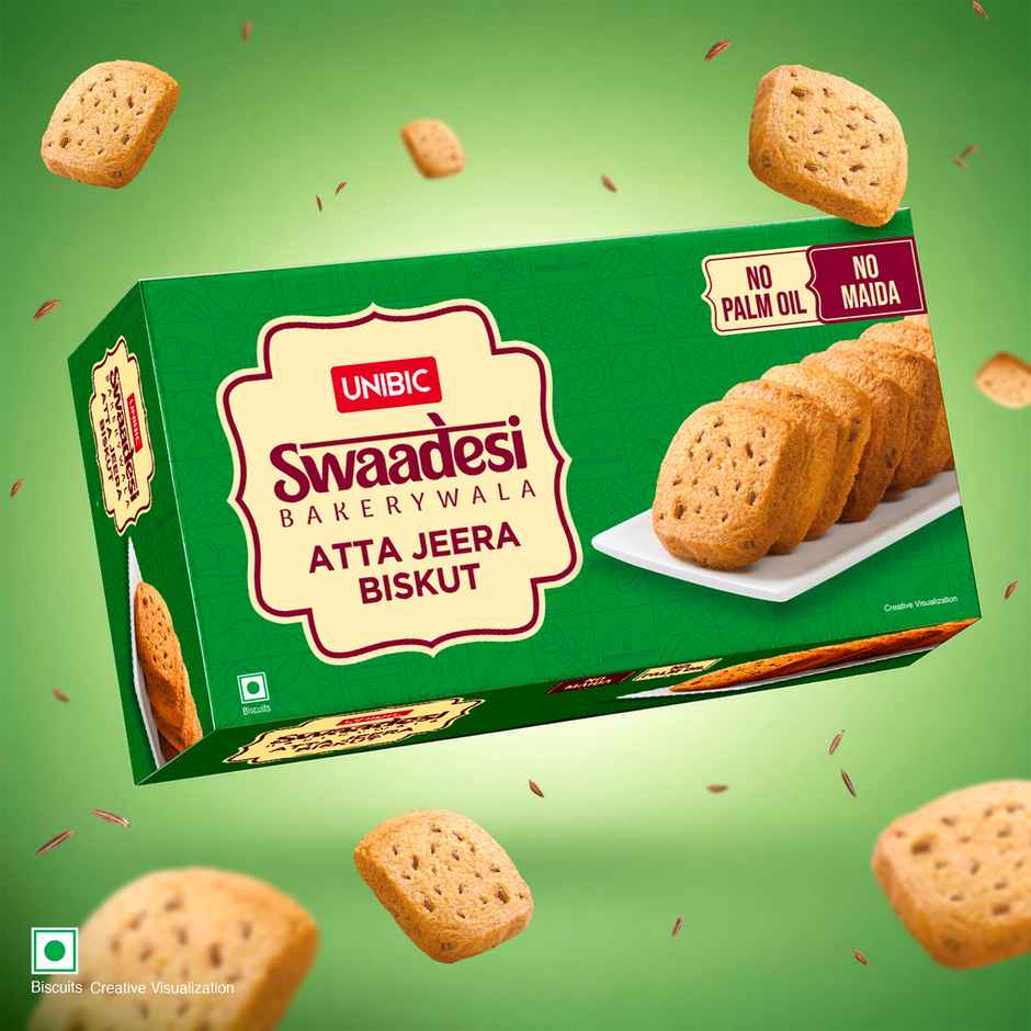 UNIBIC Swaadesi Jeera Bakery Biskut | No Maida| |No Palm Oil