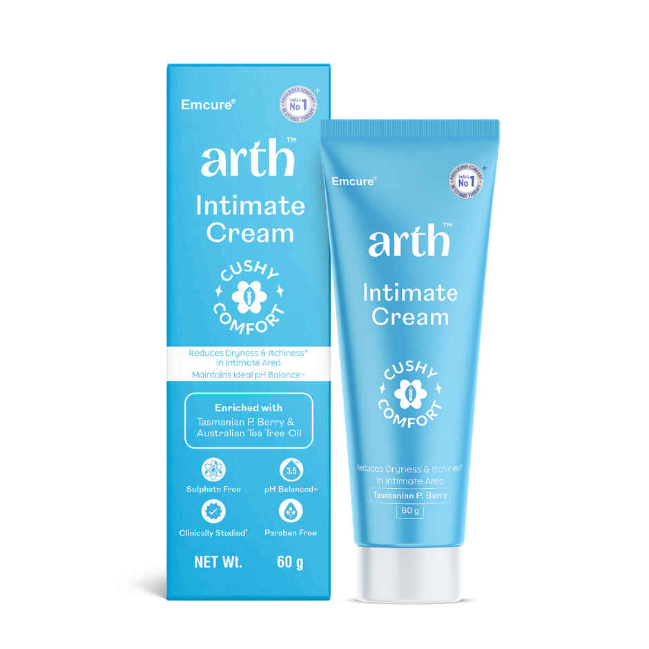 Arth Intimate Cream | Daily Soothing Vaginal Vulva Moisturizer Lotion | For Dryness, Itchiness