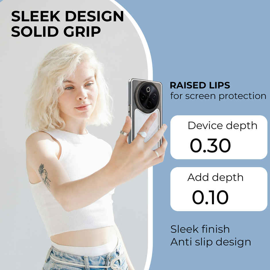 Artistque Case for Vivo T4 5G | iQOO Z10 5G Back Cover | Ultra Stylish Transparent TPU Cover