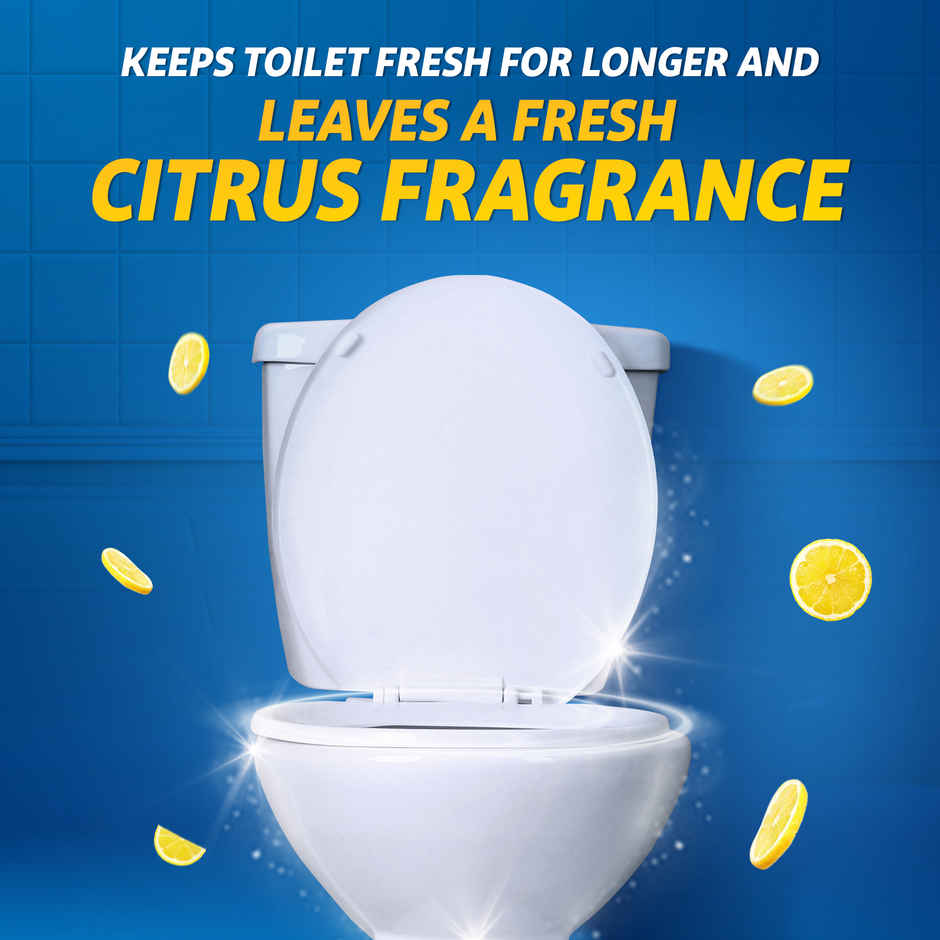 Harpic Germ & Stain Blaster Disinfectant Toilet Cleaner Liquid, Citrus,