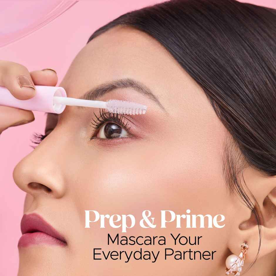 Hilary Rhoda Prep & Prime Transparent Mascara | Natural Look & Lash Mascara | Glossy & Shiny