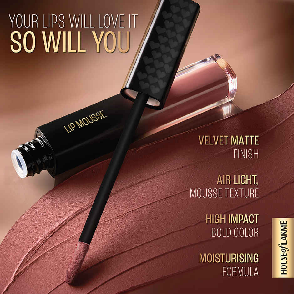 Lakme Xtraordin-airy Lip Mousse Blush Nude