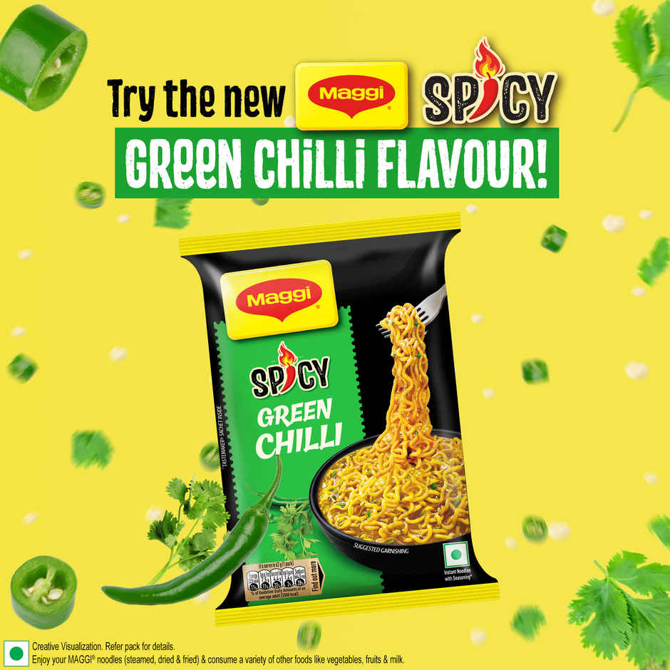 Maggi Spicy Green Chilli Noodles | Instant & Easy Snack