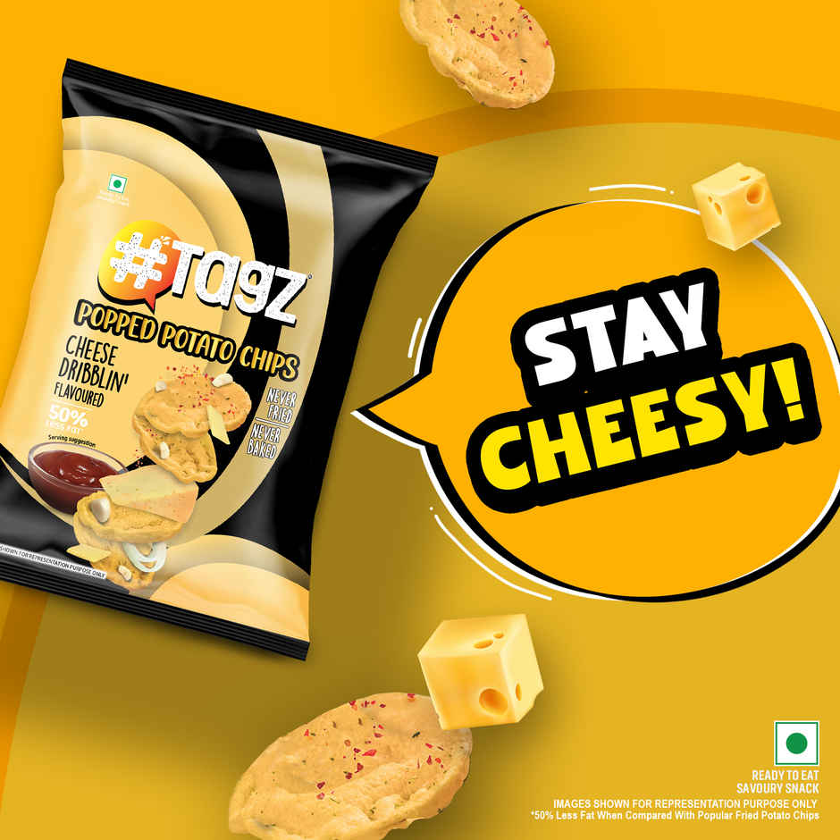 Tagz Popped Potato Chips Cheese