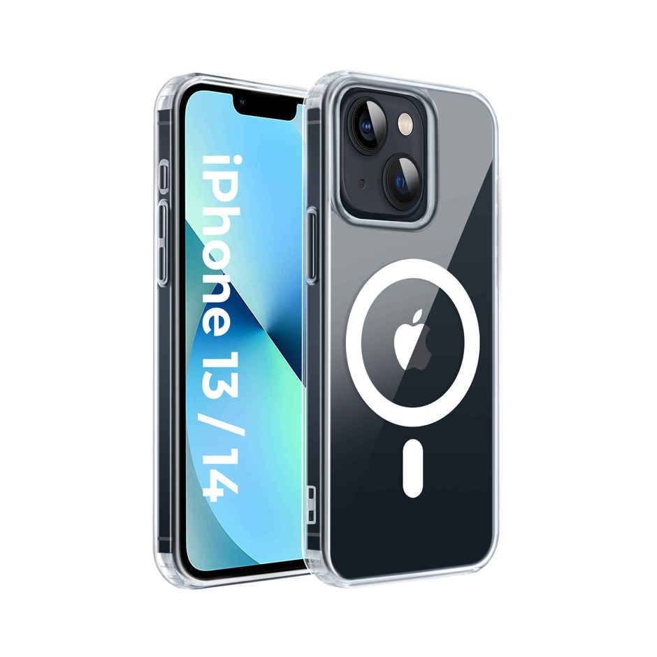 Artistque Case for Iphone 13 - Iphone 14 Back Cover - Transparent Clear Magsafe