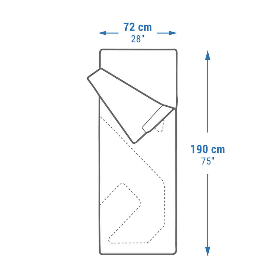 Decathlon | Quechua Polyester 9 L Sleeping Bag - Green