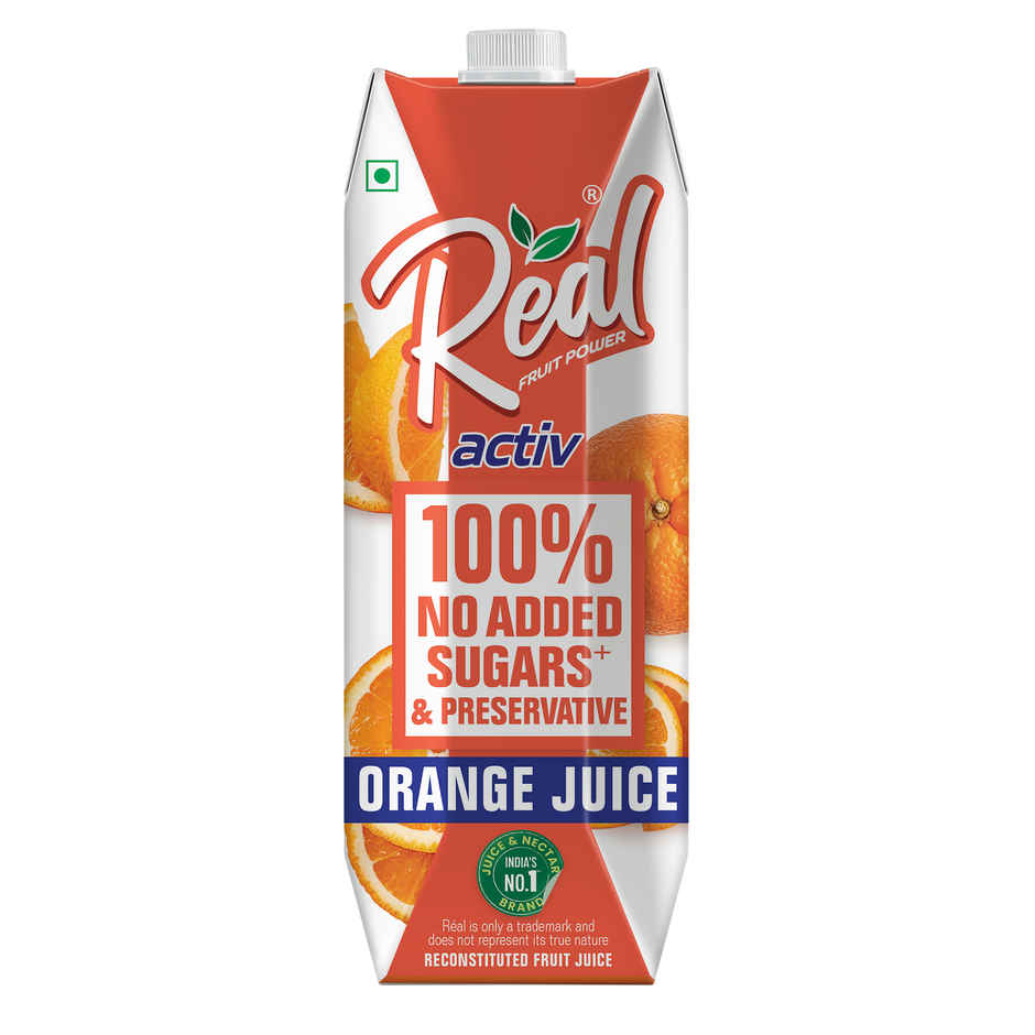 Real Activ Orange Juice | No Added Sugars & Preservatives