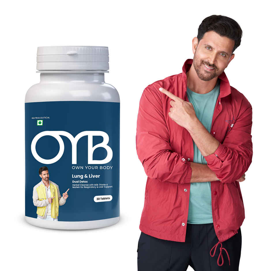 OYB Lung & Liver Dual Detox with Milk Thistle & Mullein