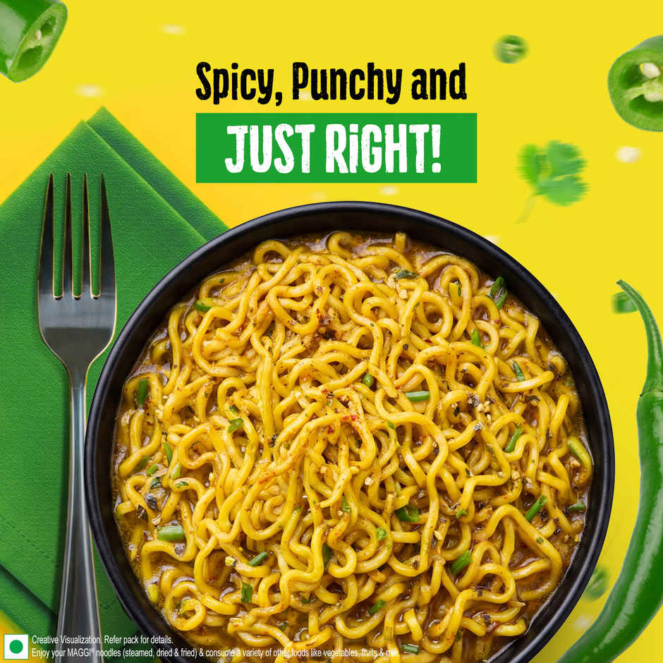 Maggi Spicy Green Chilli Noodles | Instant & Easy Snack