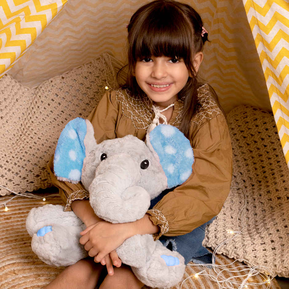 Mirada 25Cm Elephant Polka Dot- Blue