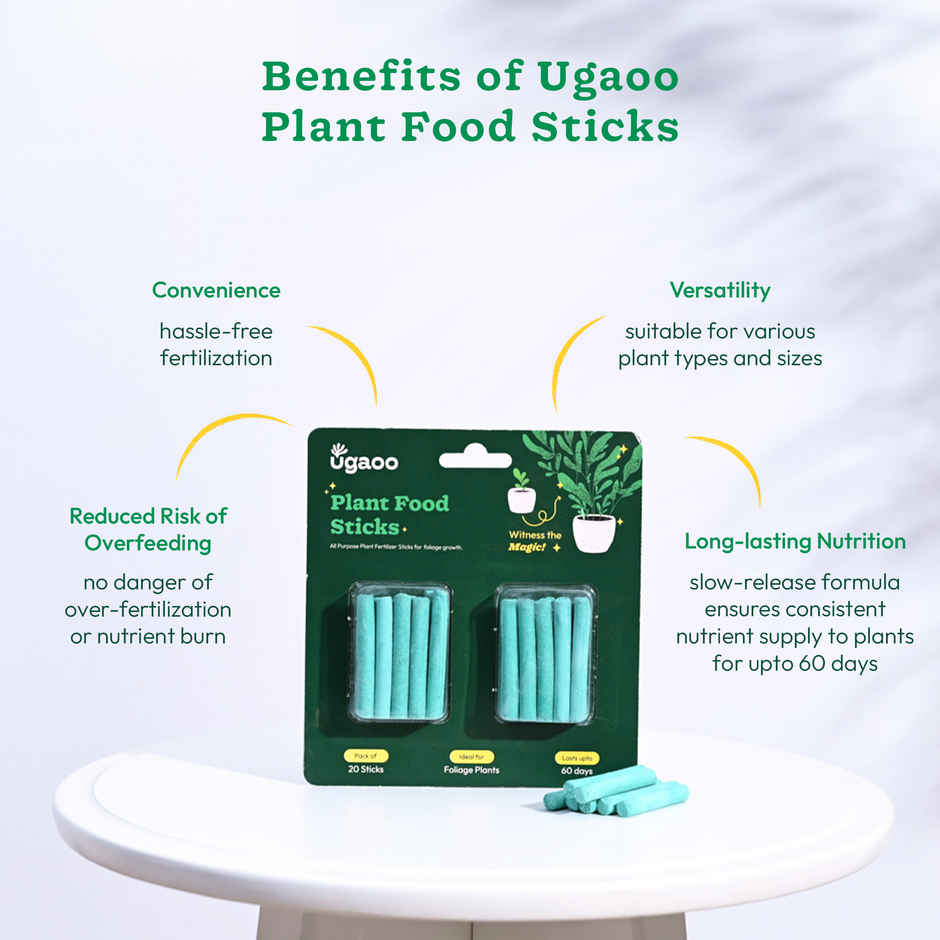 Ugaoo Plant Food Fertilizer Sticks - Pack Of 20