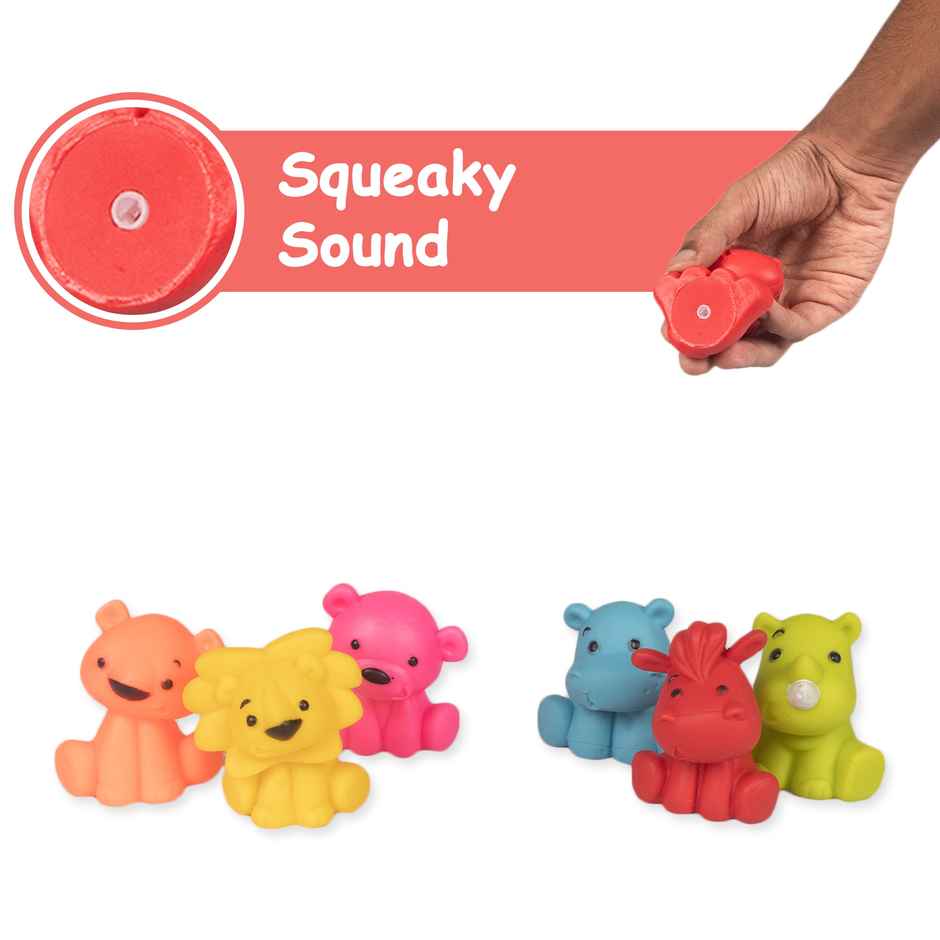 Ratna's Squeezy Animal | S 6Pcs