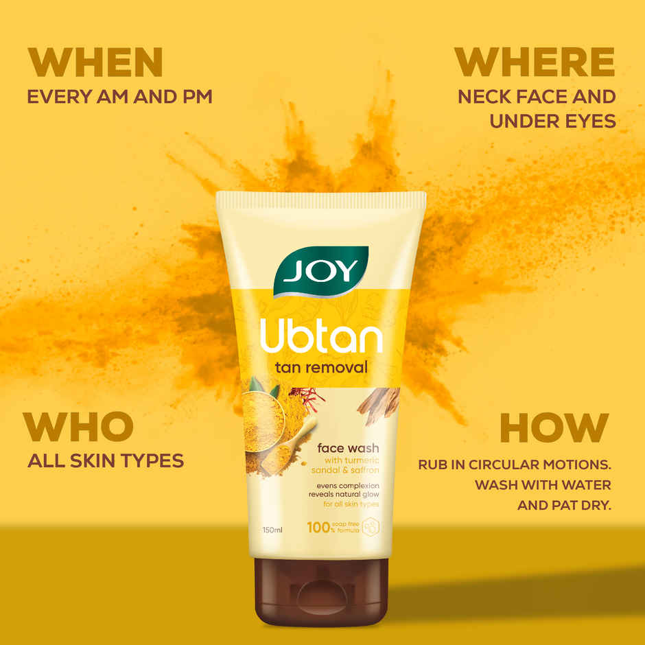 Joy Ubtan Tan Removal Face Wash Combo