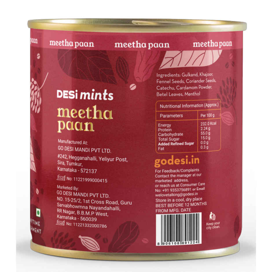 Meetha Paan, | Mouth Freshener | By GO DESi Combo