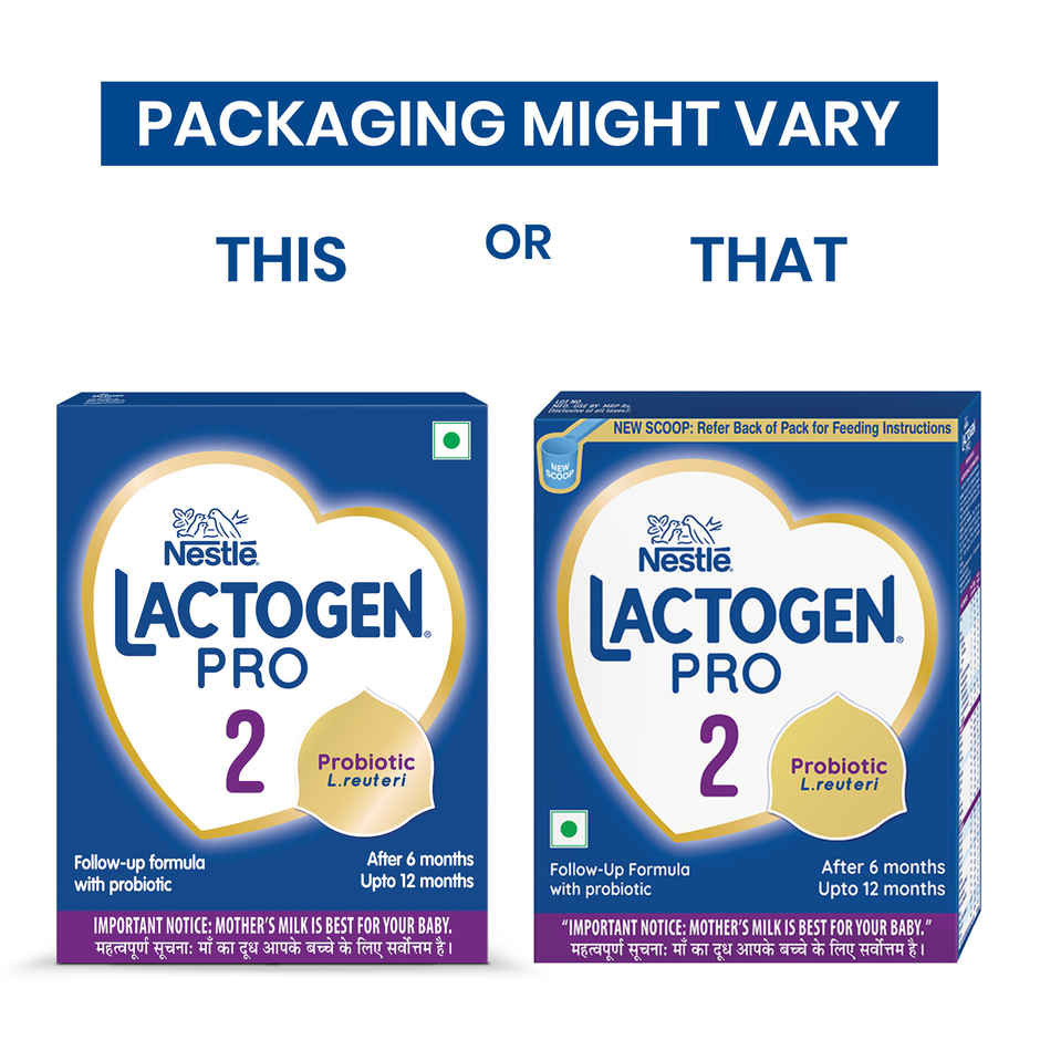 Nestle Lactogen Pro 2 Powder | Follow-Up Formula With Probiotic | After 6 Months Up To 12 Months