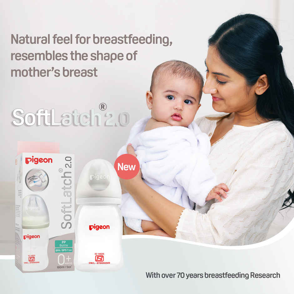 Pigeon Baby Care Softlatch 20 Pp Nursing Bottle Standard | 160 ml