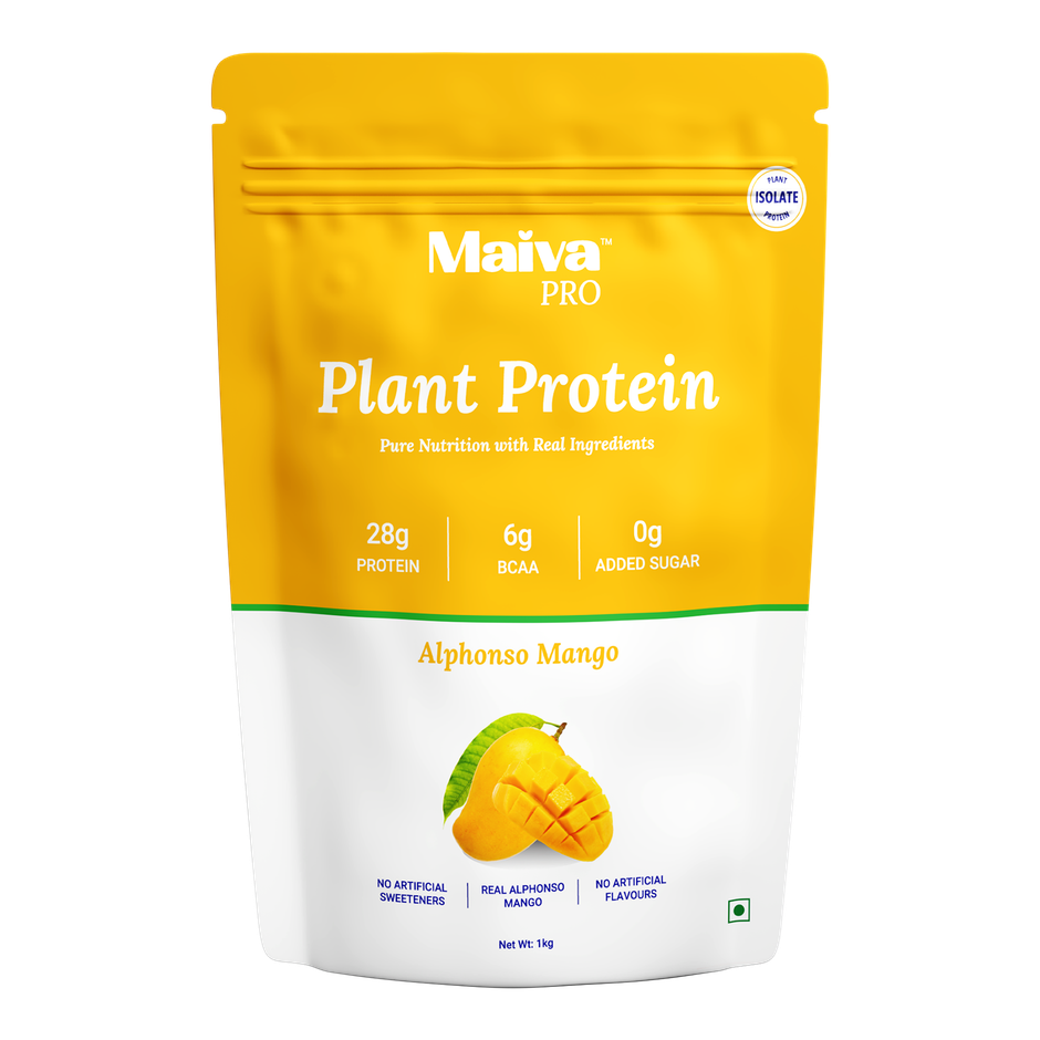 Maiva Pro Plant Protein Powder - Alphonso Mango