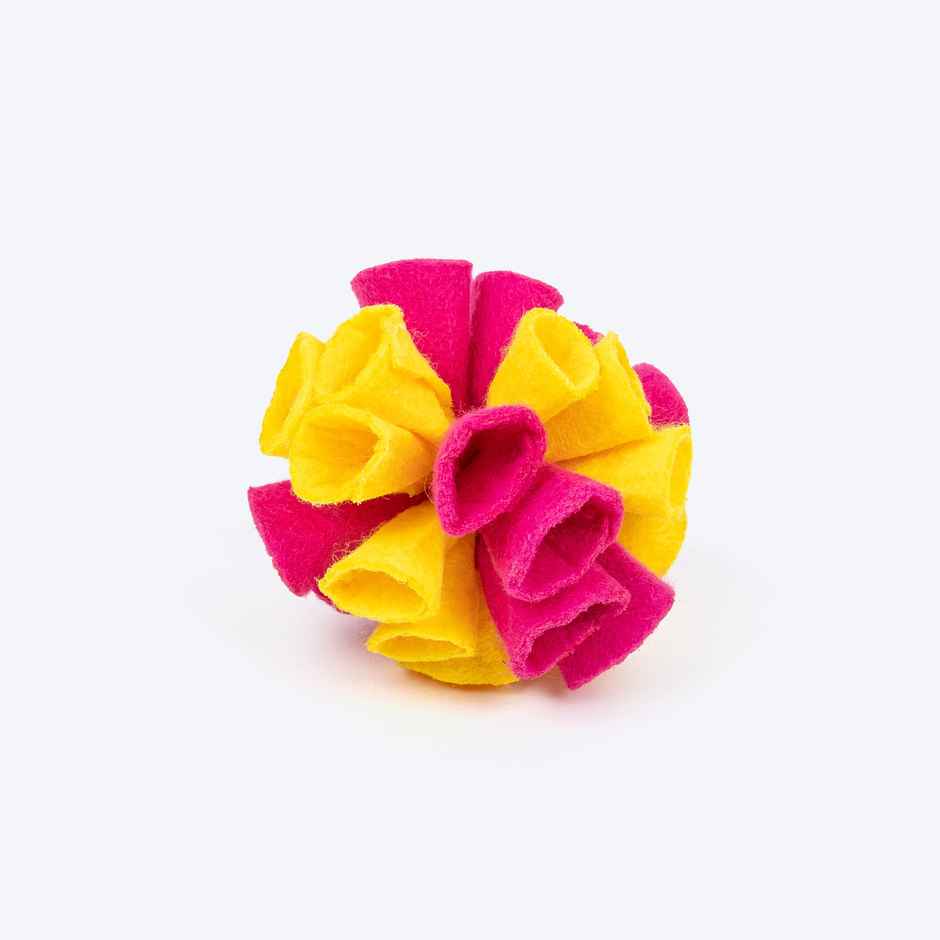 TLC Bouquet Ball Interactive Toy for Cats Multicolor Set of 2
