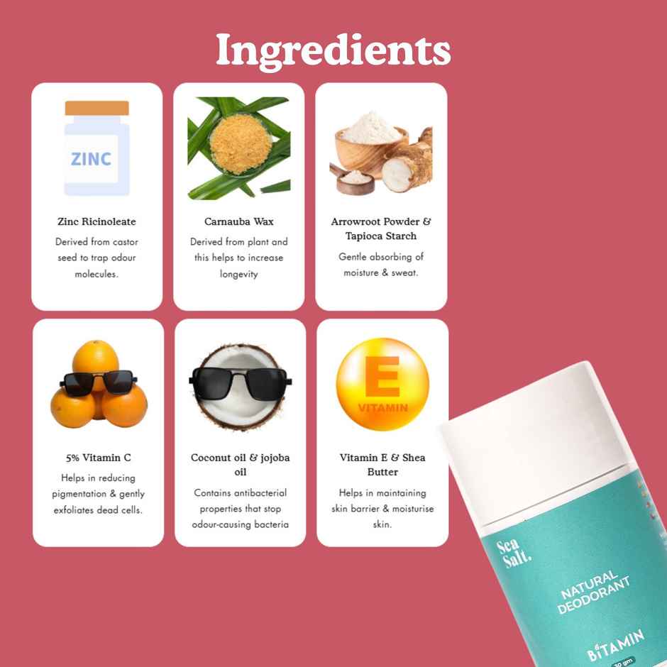 BITAMIN Sea salt Deodorant