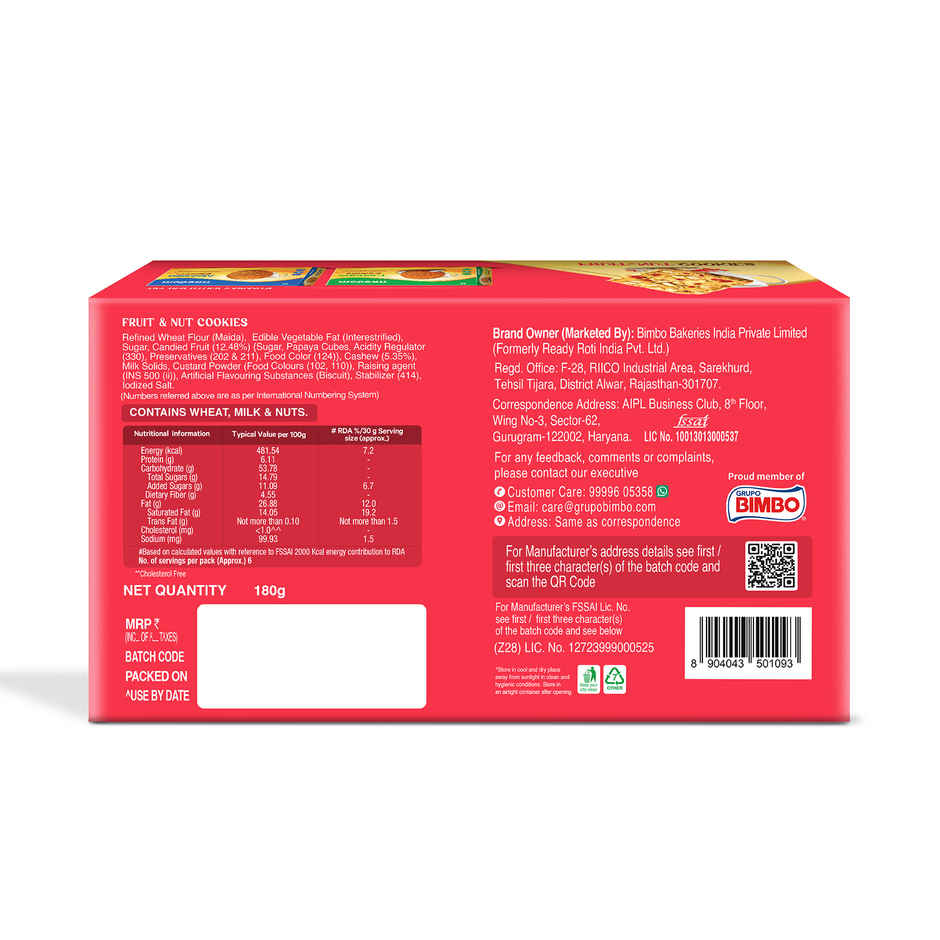 Modern Fruit & Nut Cookies