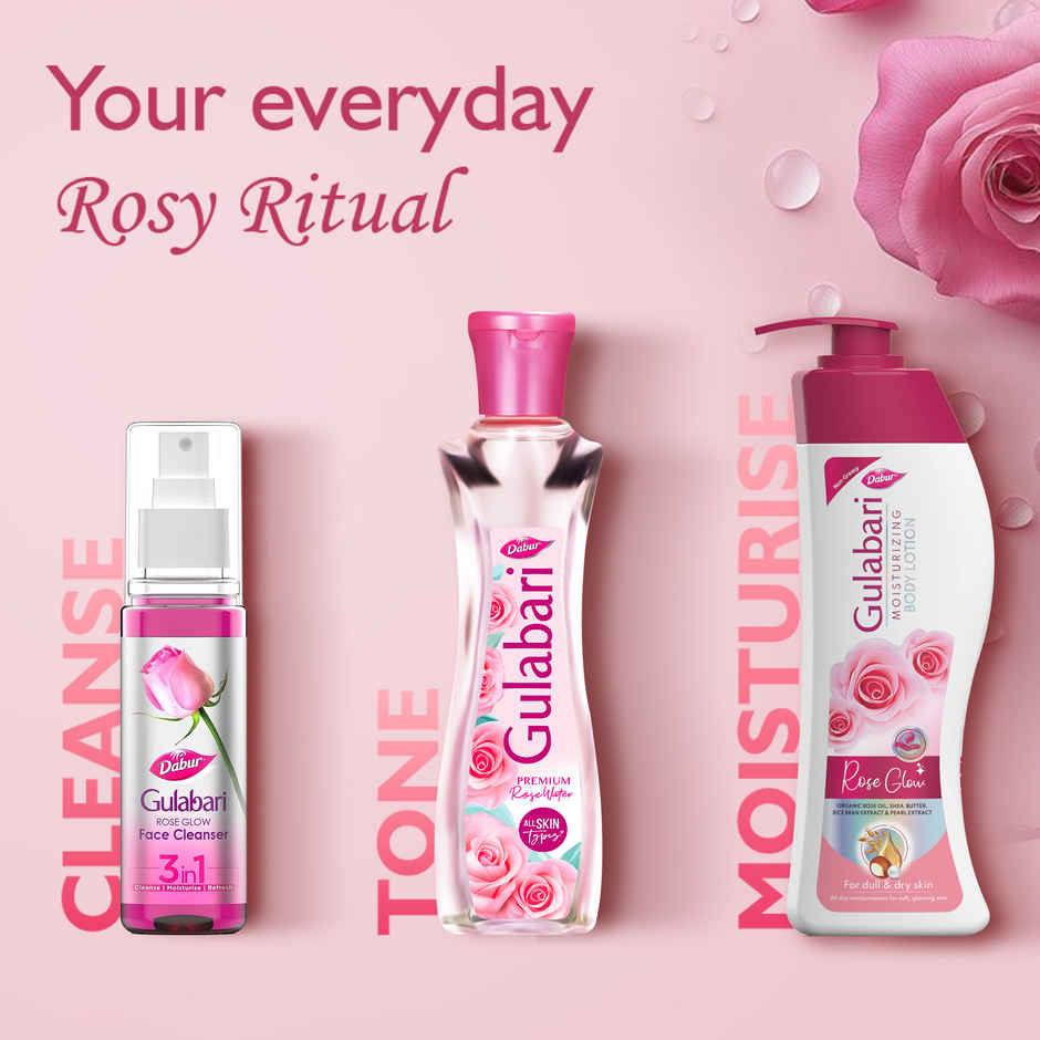 Dabur Gulabari Premium Rose Water - Paraben Free Skin Toner