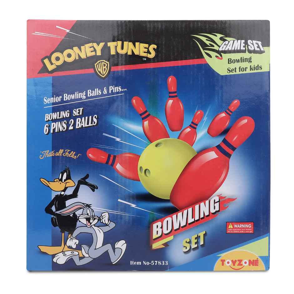 Toyzone Looney Tunes Bowling Set - 10''