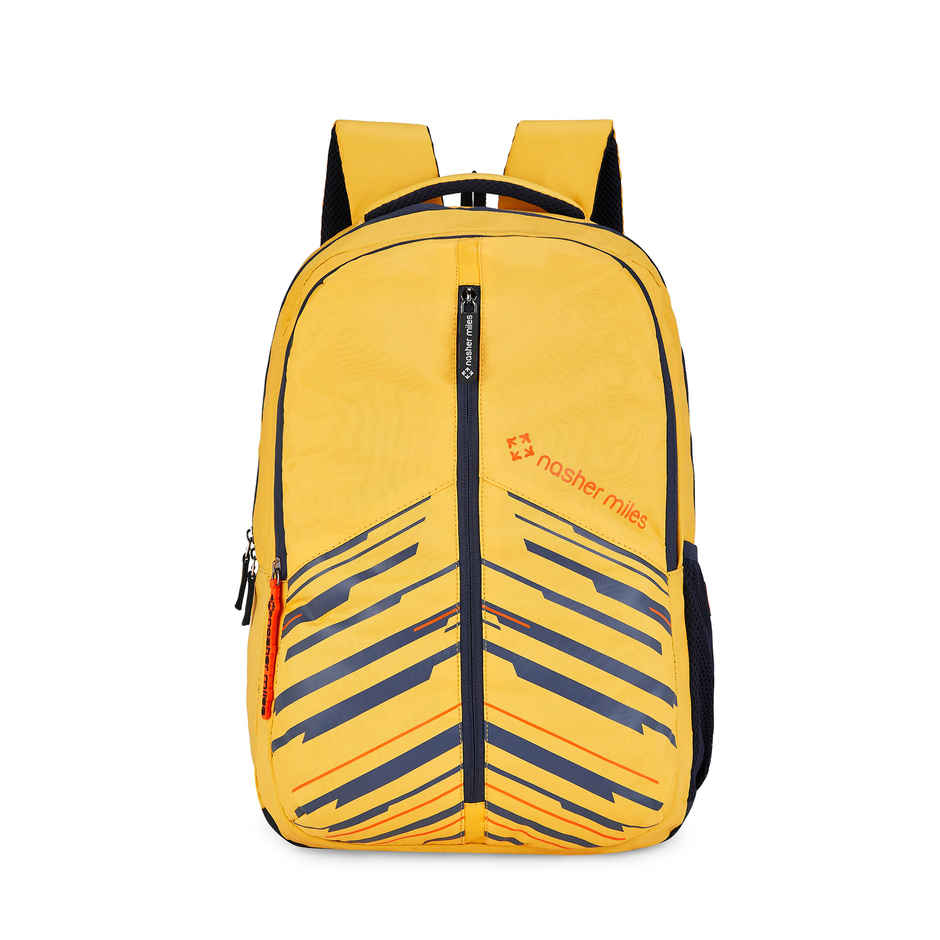 Nasher Miles Backpack for Unisex | Laptop Backpack | Casual Geography | Yellow - 31L