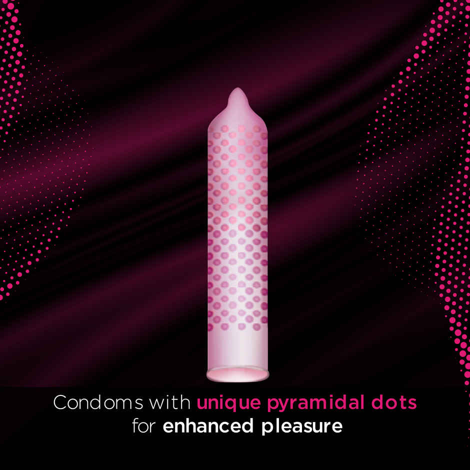 Kama Sutra Ultra Dotted Condoms(20pc) & Kama Sutra Personal Lube Strawberry(50ml) Combo