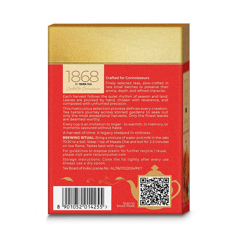 1868 by Tata Tea Masala Chai, Black Tea