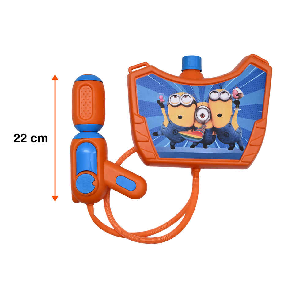 Minions Holi Water Tank Pichkari | 1.25 L | Tomuncle