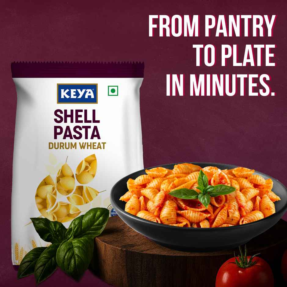 Keya Shell Pasta | Durum Wheat | No Maida