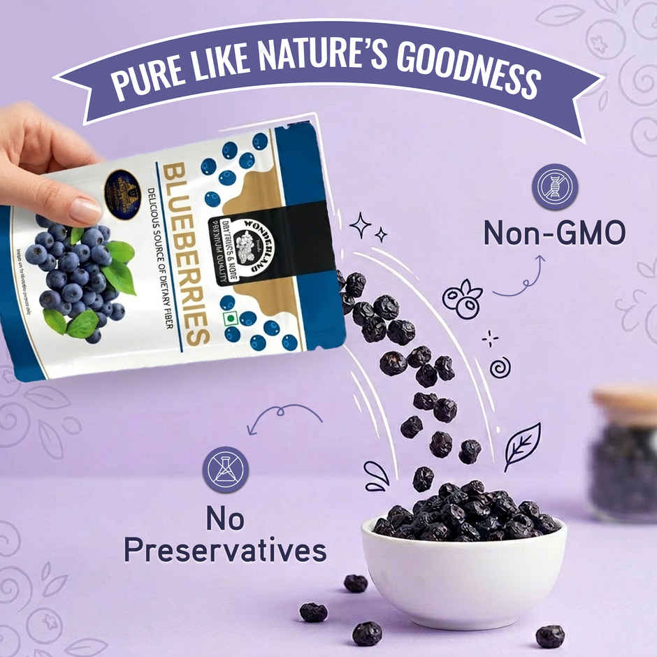 Wonderland Foods Dried Blueberries