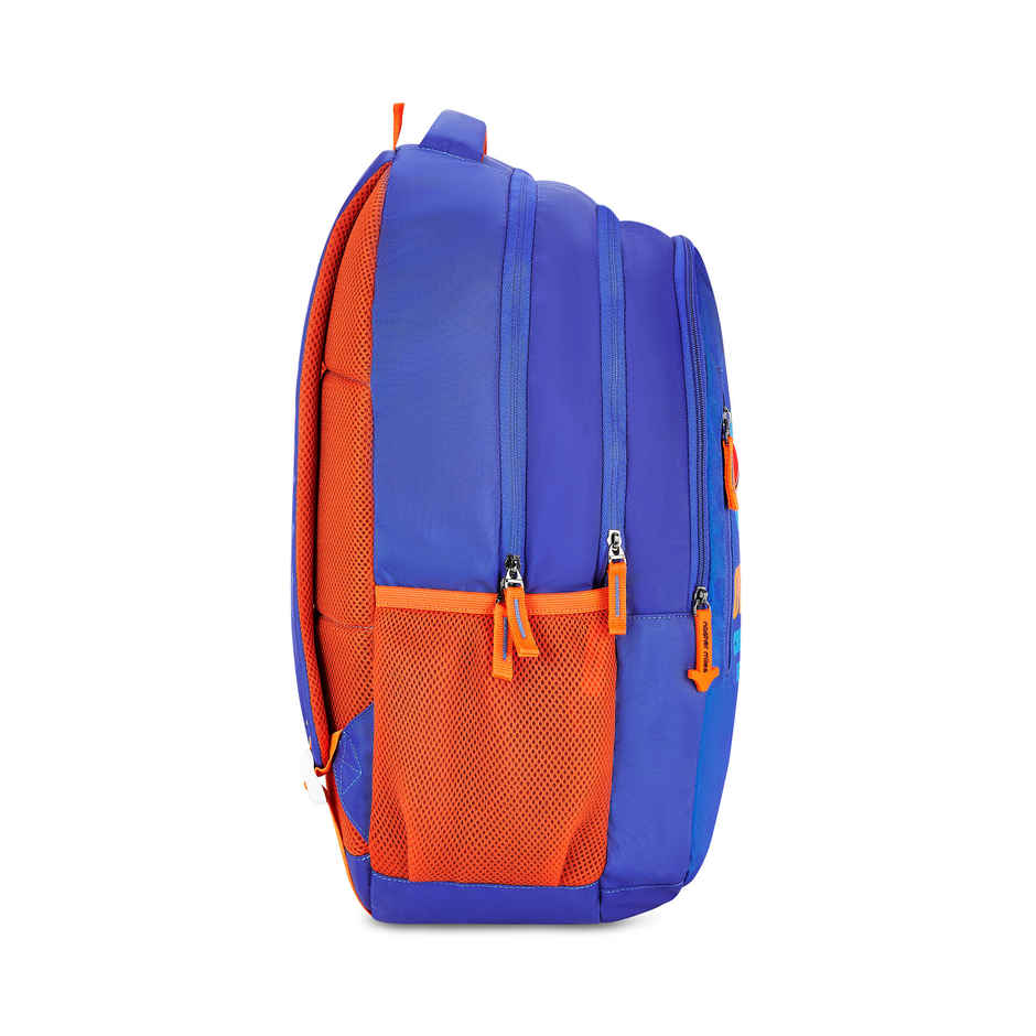Nasher Miles Cricket Fever Backpack- Unisex-3 Compartment College Bag- Blue- 45L