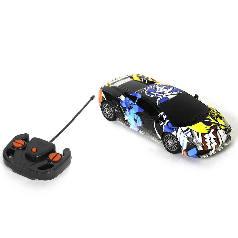Hamleys 1:24 Veva Hi Speed Rc Car Rov Grafitti, Remote Control Toy
