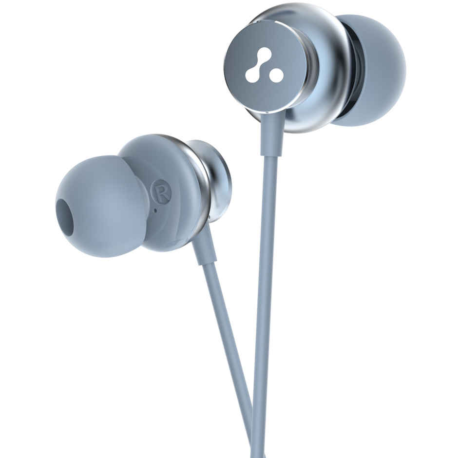 Ambrane Wired Earphones with Mic, Powerful HD Sound with High Bass 3.5mm Jack (Stringz 38)