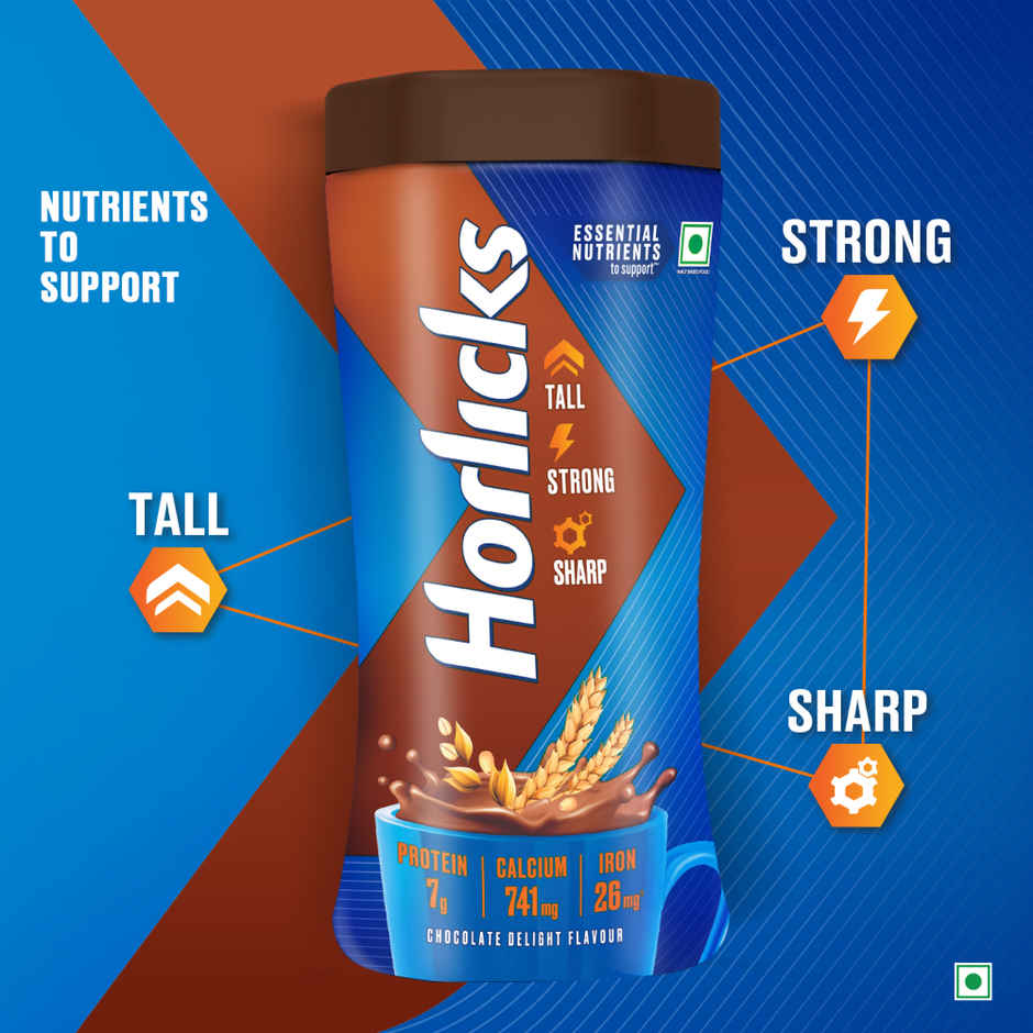 Horlicks Chocolate Nutrition Drink, Refill