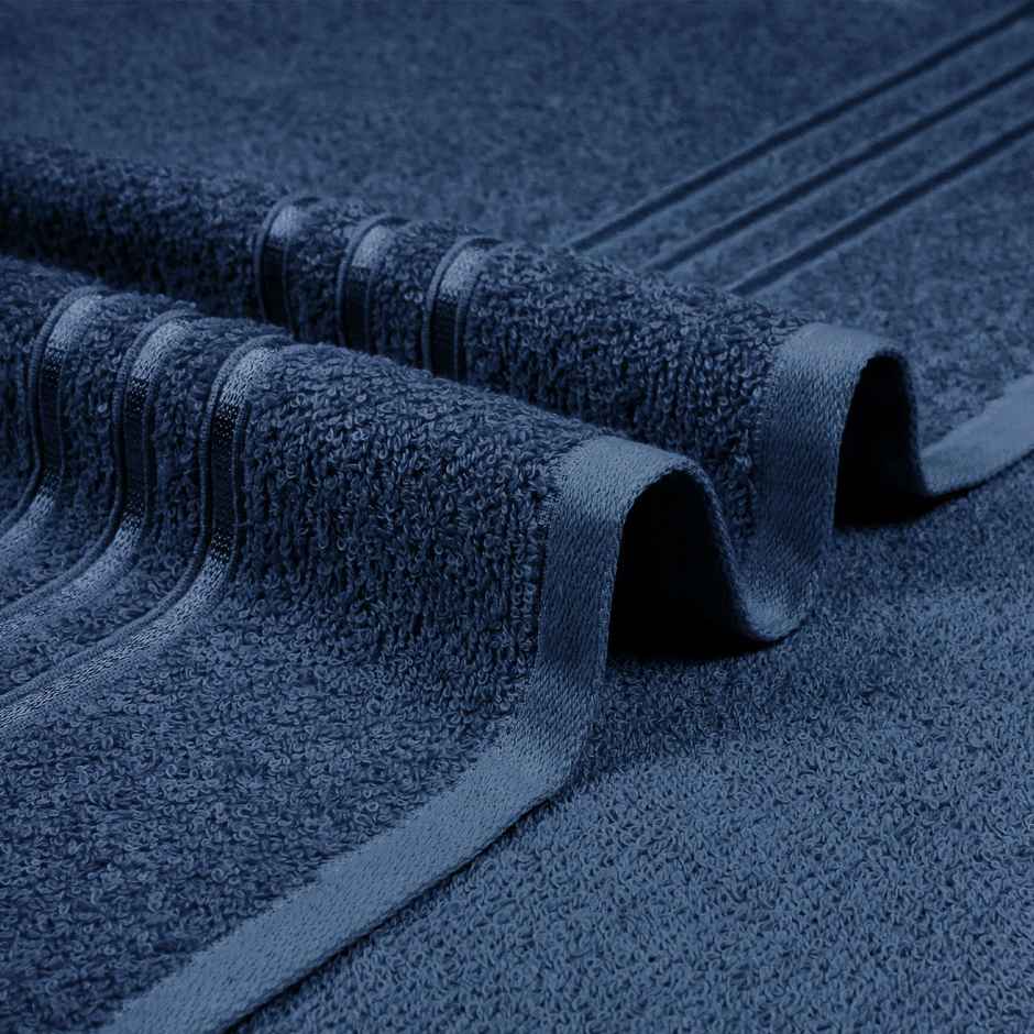Mytrident Cotton Bath Towel | 400 GSM | Towels for Bath - New Navy