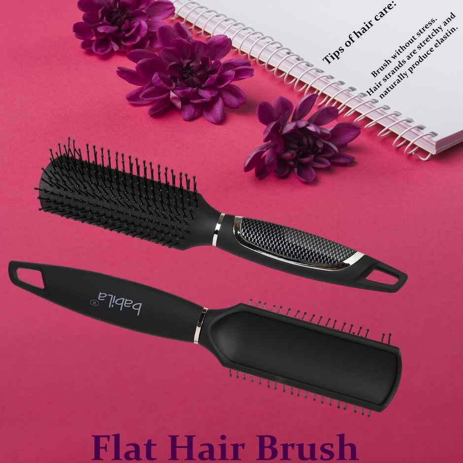 Babila Flat Hair Brush-Hb-V99F