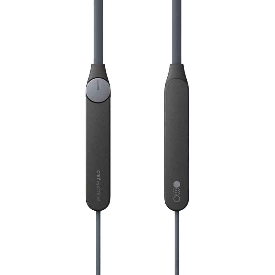 CMF BY NOTHING Neckband Pro Bluetooth In-Ear Neckband,50Db Hybrid Active Noise Cancelling Earbuds With 5 Hd Mics,Ip55 Bt5.3, 37Hrs Long Play Time Dual Device Connection Neckband Headphones-Dark Grey