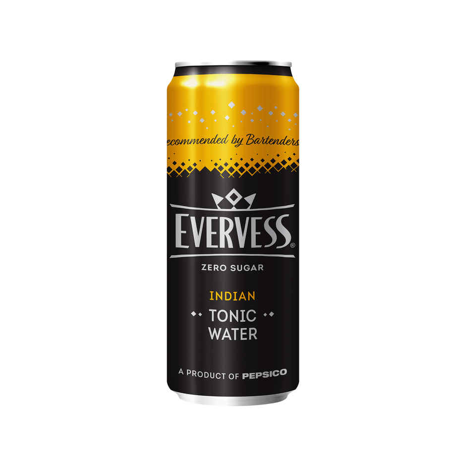 Evervess Zero Sugar Indian Tonic water
