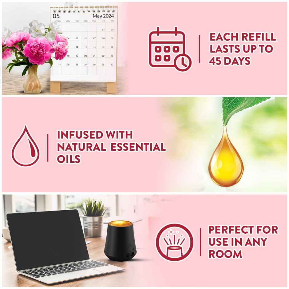 Air Wick Essential Mist Automatic Fragrance Mist Diffuser Refill, Peony & Jasmine Blossom