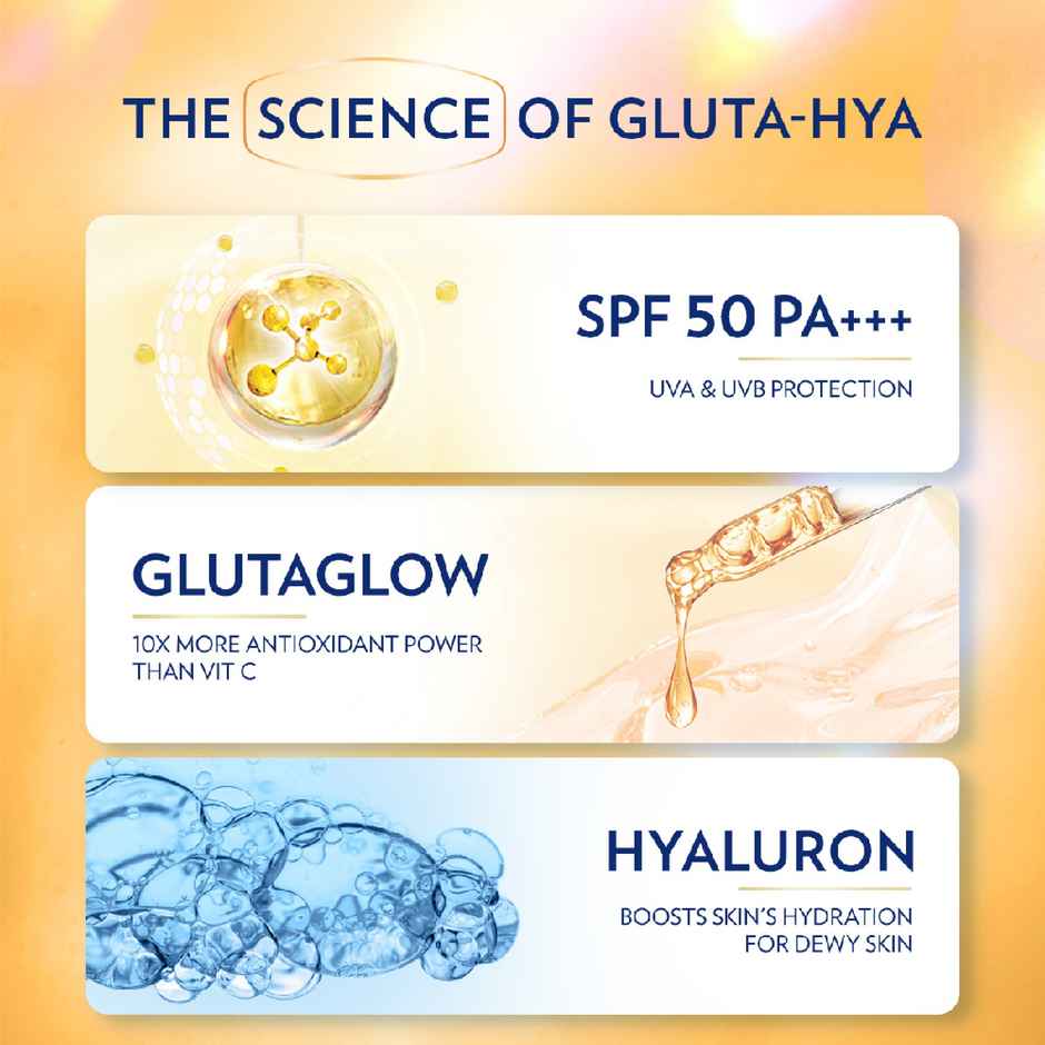 Vaseline Gluta Hya - Antioxidant SPF 50 PA+++ Sunscreen | Glutathione & Hyaluronic Acid