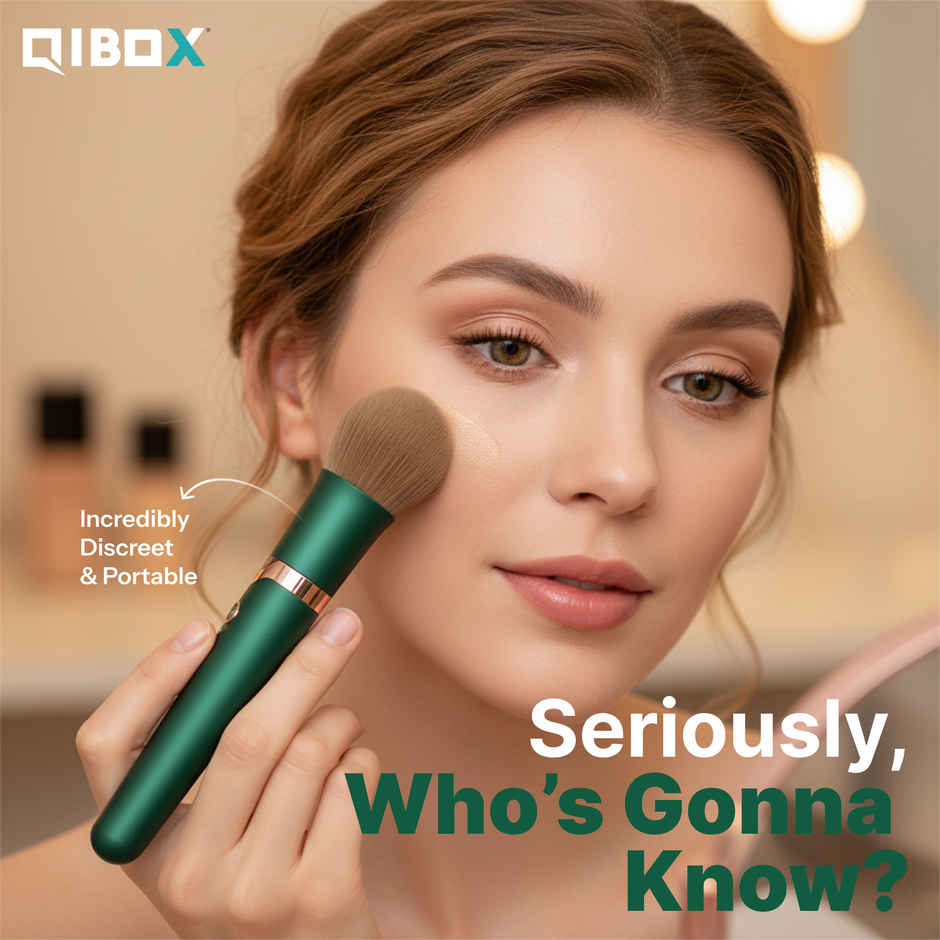 QIBOX Portable Waterproof Makeup Brush Personal Body Massager